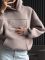 Худі жіноче Oversize, графітовий, one size, трьохнитка на флісі (не кошлатиться), арт. 022GB