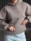 Худі жіноче Oversize, графітовий, one size, трьохнитка на флісі (не кошлатиться), арт. 022GB