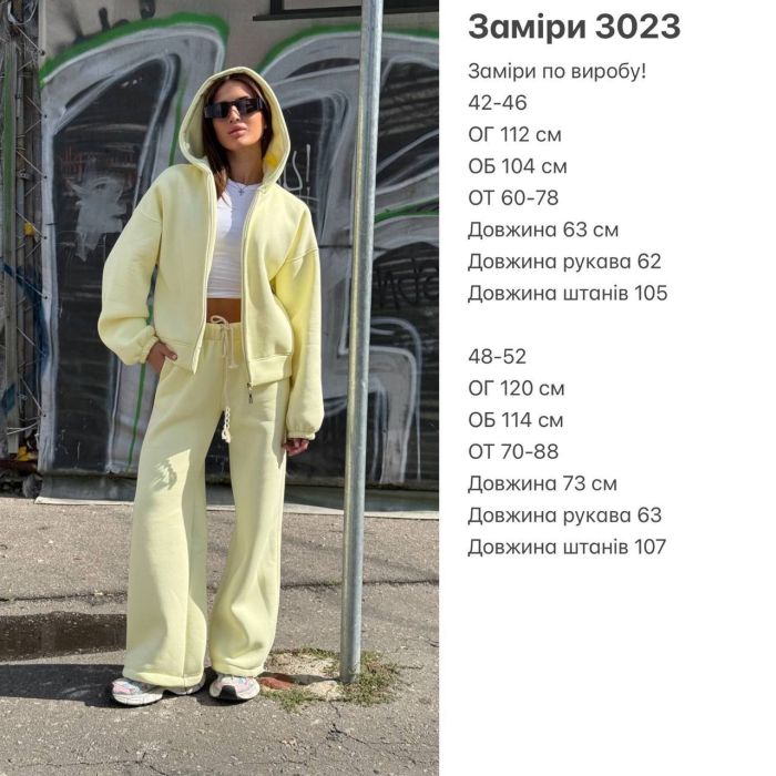 Жіночий теплий костюм двійка на флісі, рожевий, розмір 48-52 (арт. 3023TB)